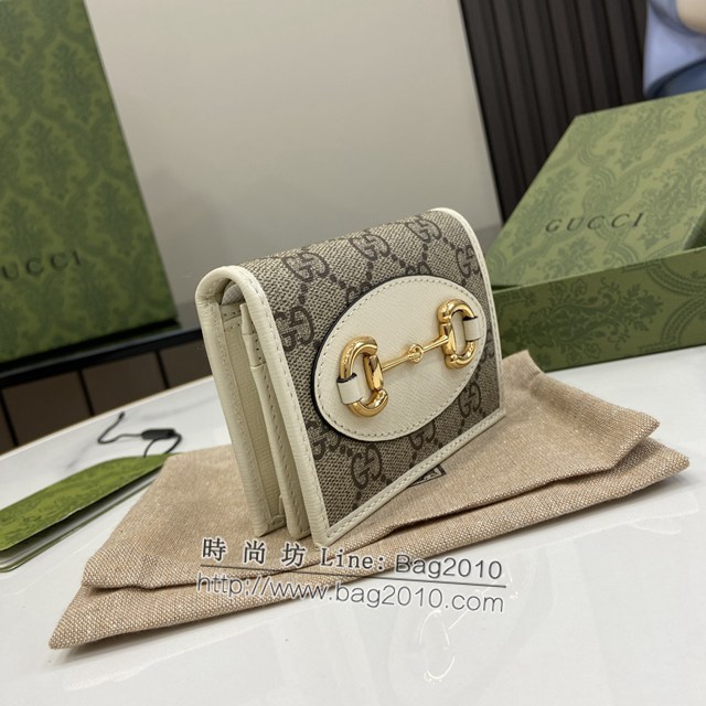 Gucci專櫃古馳最新款Horsebit1955系列卡包 jh1977型號：621887